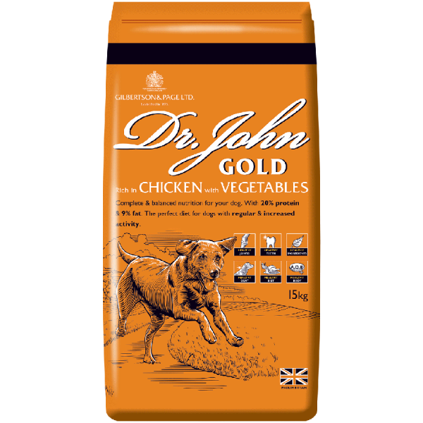 Dr John Gold dog food pack image